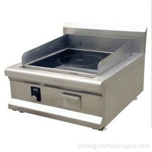 5kW Counter Electronic Griddle with Induction Heating, Timer and Power Level Option